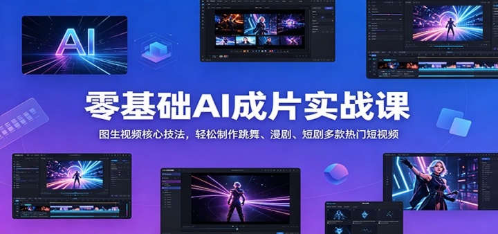 �����AI��Ƭʵս�Σ�ͼ����Ƶ���ļ����������������衢���硢�̾�������