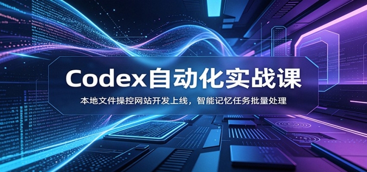 Codex�Զ���ʵս�Σ������ļ��ٿ���վ�������ߣ����ܼ���������������