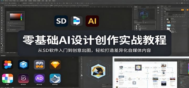 �����AI��ƴ���ʵս�̳̣���SD�������ŵ������ͼ�����ɴ�����컯��ý��