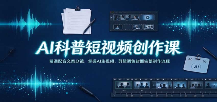 AI���ն���Ƶ�����Σ���ͨ�����İ��־�������AI����Ƶ��������ɫ����������