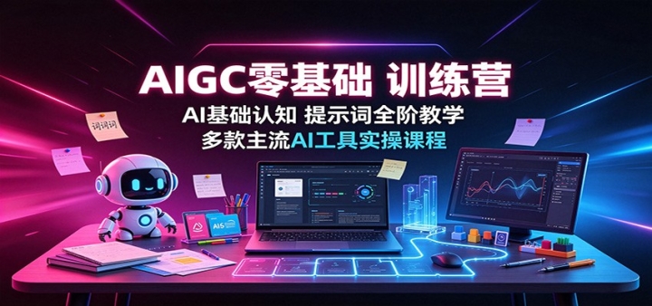 AIGC�����ѵ��Ӫ��AI������֪����ʾ��ȫ�׽�ѧ���������AI����ʵ�ٿγ�
