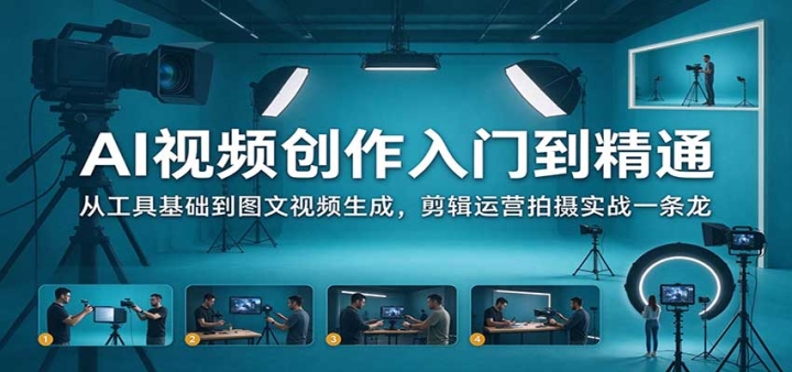 AI��Ƶ�������ŵ���ͨ���ӹ��߻�����ͼ����Ƶ���ɣ�������Ӫ����ʵսһ����