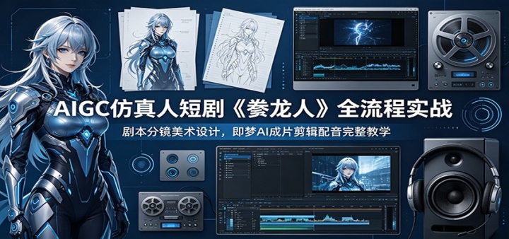 AIGC�����˶̾硶�����ˡ�ȫ����ʵս���籾�־�������ƣ�����AI��Ƭ������