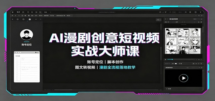 AI���紴�����Ƶʵս��ʦ�Σ��˺Ŷ�λ�ű�������ͼ��ת��Ƶ������ȫ������