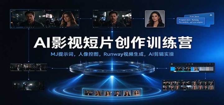 AIӰ�Ӷ�Ƭ����ѵ��Ӫ��MJ��ʾ�ʣ������ͼ��Runway��Ƶ���ɣ�AI����ʵ��