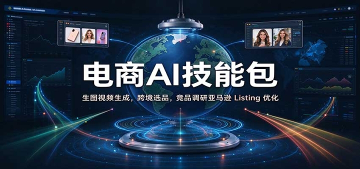 ����AI���ܰ�����ͼ��Ƶ���ɣ��羳ѡƷ����Ʒ��������ѷ Listing �Ż�