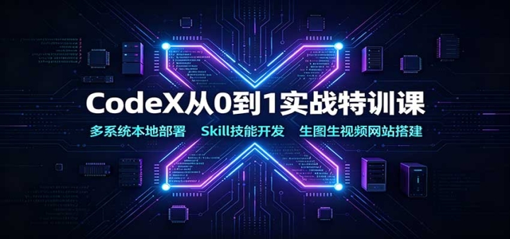 CodeX��0��1ʵս��ѵ�Σ���ϵͳ���ز���Skill���ܿ�������ͼ����Ƶ��վ��