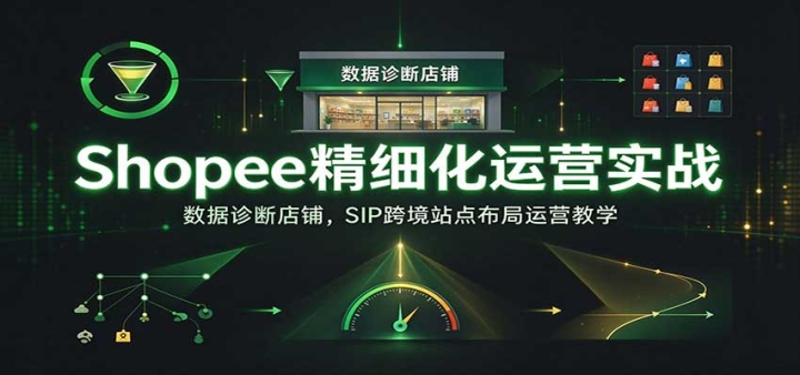 Shopee��ϸ����Ӫʵս��������ϵ��̣�SIP�羳վ�㲼����Ӫ��ѧ�����ס�