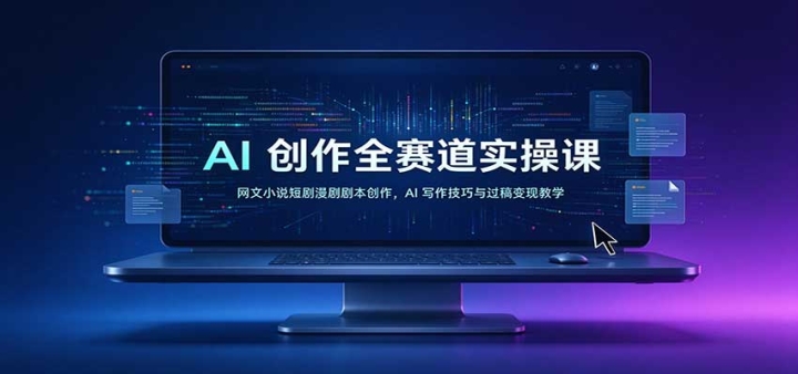 AI����ȫ����ʵ�ٿΣ�����С˵�̾�����籾������AIд�������������ֽ�ѧ