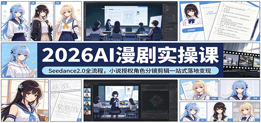 2026AI����ʵ�ٿΣ�Seedance2.0ȫ���̣�С˵��Ȩ��ɫ�־�����һվʽ��ر�